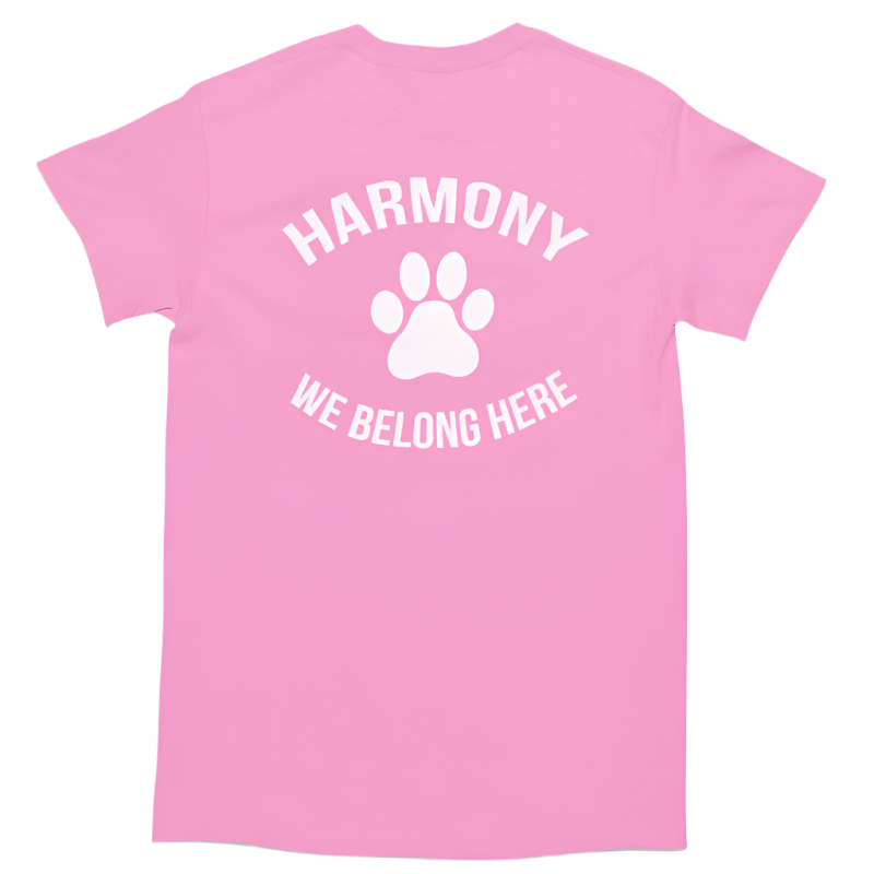 Harmony P.S. • T-SHIRT • We Belong Here • Azelea Pink