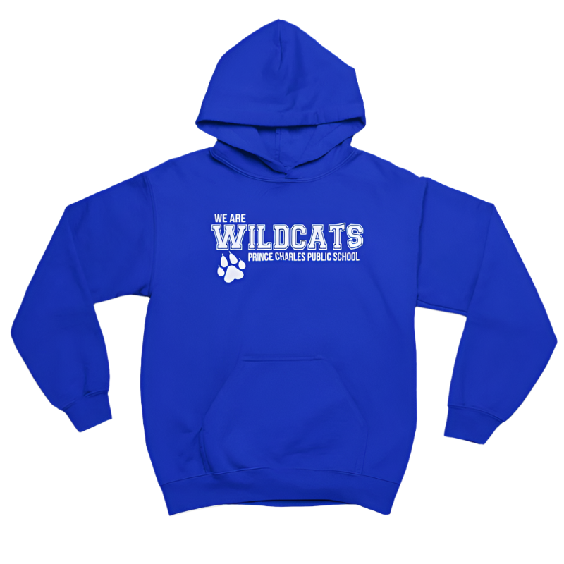 Prince Charles P.S. • ADULT UNISEX HOODIE • Spirit Wear • Royal Blue or Black