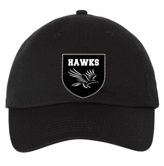 HARRY J CLARKE P.S • YOUTH CLASSIC 'DAD' CAP HAT • Spirit Wear • Red or Black