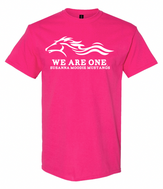 Susanna Moodie E.S. •  T-SHIRT • Pink Day • We Are One • Heliconia Pink