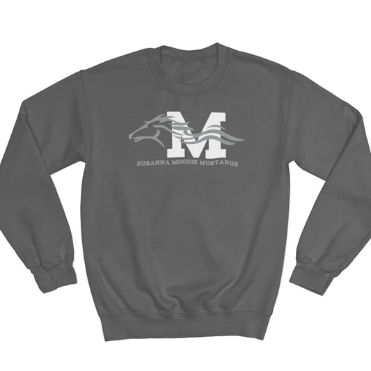 Susanna Moodie E.S. • CREW SWEATSHIRT • Spirit Wear •  DARK HEATHER GREY