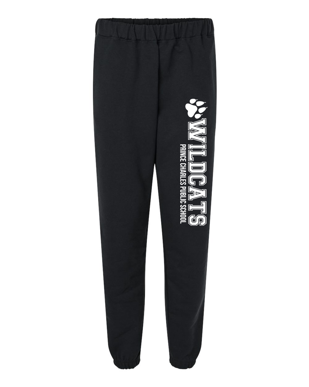 Prince Charles • PREMIUM ADULT UNISEX SWEAT PANTS with Pockets • Spirit Wear •  Black