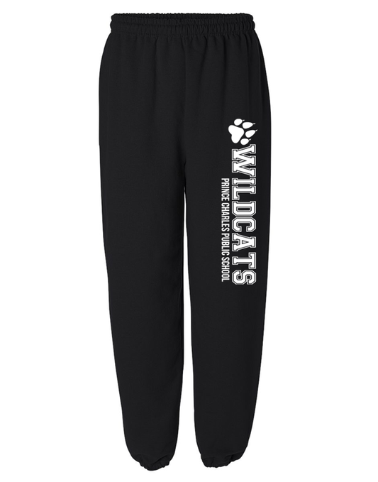 Prince Charles P.S. • ADULT UNISEX SWEAT PANTS • Spirit Wear •  Black