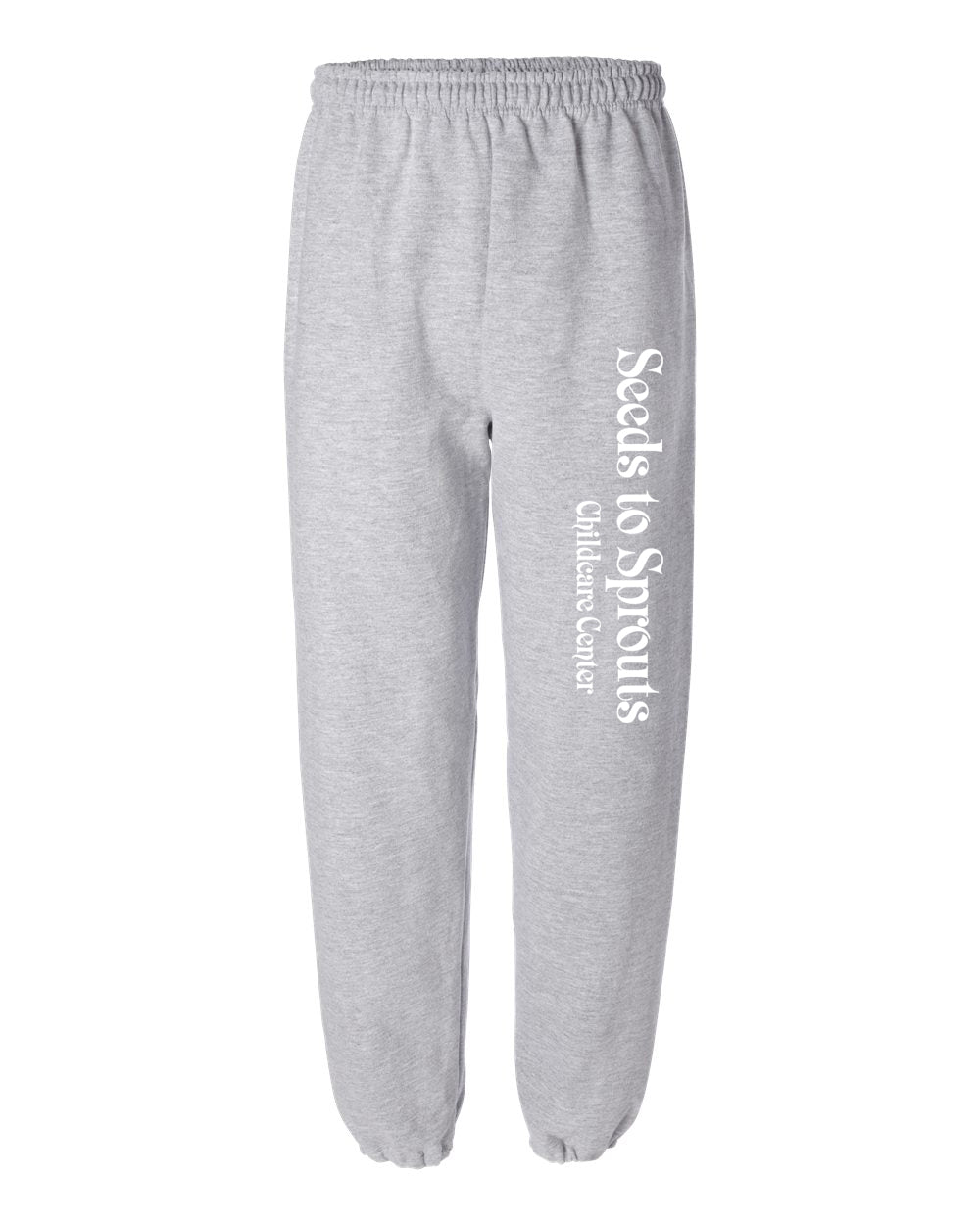Seeds to Sprouts • ADULT UNISEX SWEAT PANTS • Spirit Wear •  Black OR Sport Grey