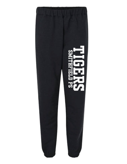 Smithfield P.S. • ADULT UNISEX  SWEATPANTS with Pockets! • Spirit Wear •  BLACK