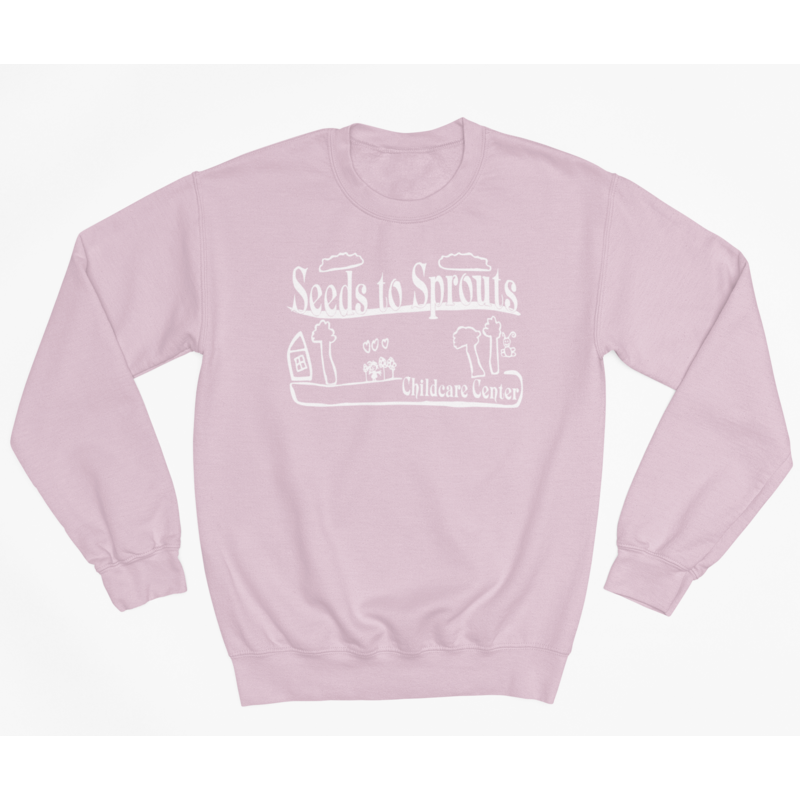 Seeds to Sprouts • TODDLER CREW SWEATSHIRT • Spirit Wear •  Black or Heather Grey or Light Pink or Royal Blue