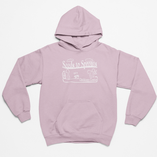 Seeds to Sprouts • YOUTH HOODIE • Spirit Wear • Black or Sport Grey or Light Pink