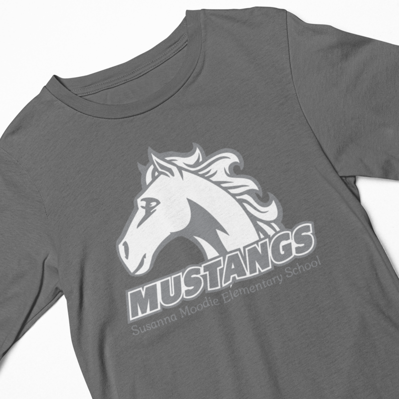 Susanna Moodie P.S. • ADULT UNISEX  LONG-SLEEVE T-SHIRT • Spirit Wear •  Navy Blue or Dark Heather Grey