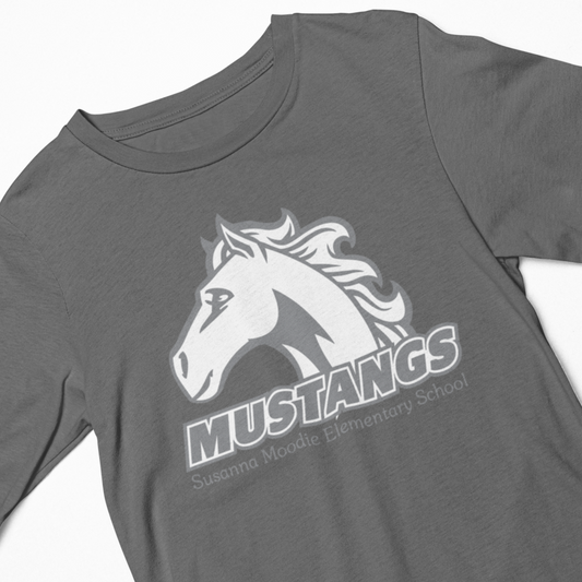 Susanna Moodie P.S. • ADULT UNISEX  LONG-SLEEVE T-SHIRT • Spirit Wear •  Navy Blue or Dark Heather Grey