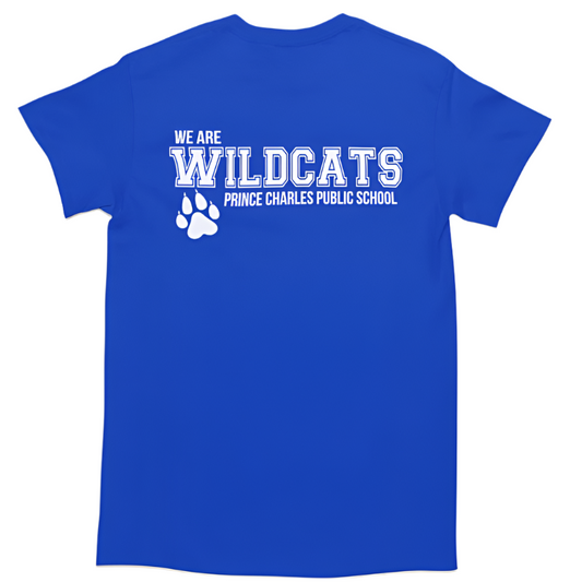 Prince Charles P.S. • YOUTH  T-SHIRT • Spirit Wear •  Royal Blue or Black