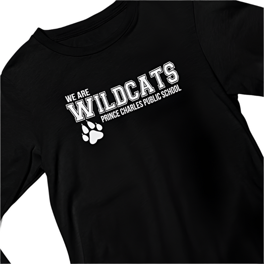 Prince Charles P.S. • ADULT UNISEX  LONG-SLEEVE T-SHIRT • Spirit Wear •  Royal Blue or Black