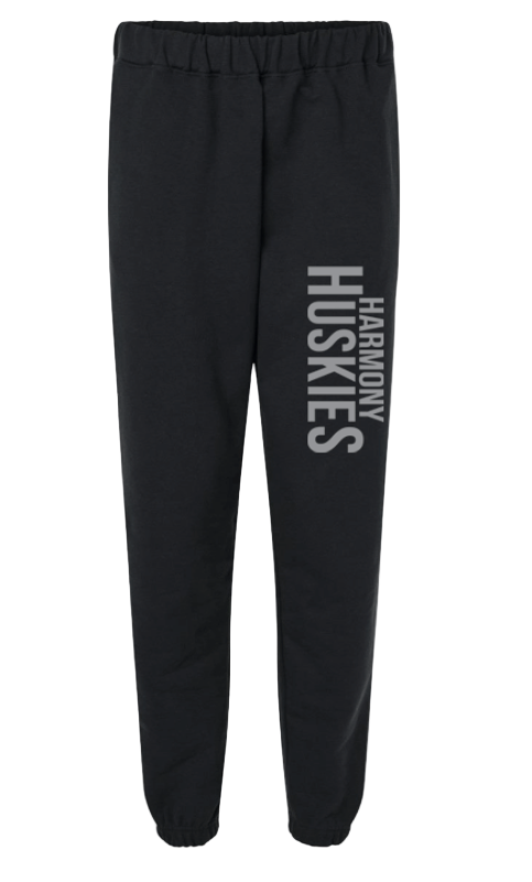 Harmony P.S. • PREMIUM ADULT UNISEX  SWEAT PANTS with Pockets! • Spirit Wear •  BLACK