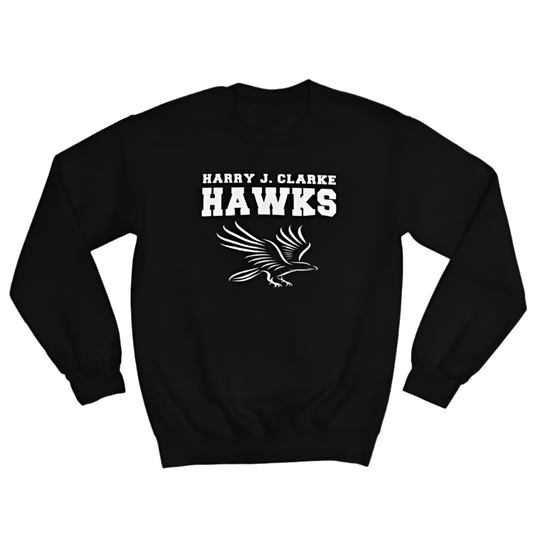 black crew sweatshirt spirit wear