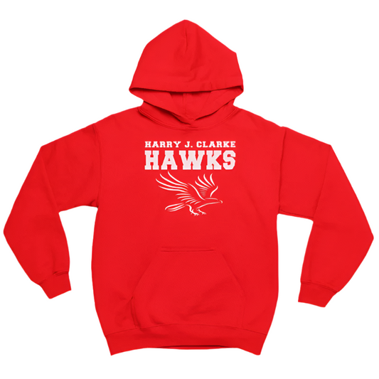 red hoodie spirit wear 