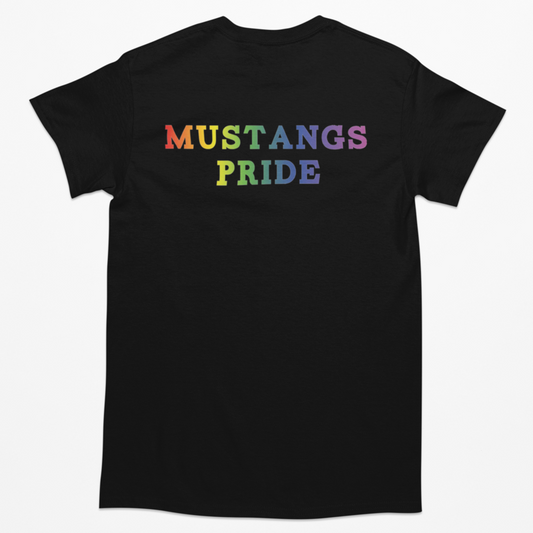 Susanna Moodie E.S. • T-SHIRT • Mustangs Pride Rainbow  • BLACK