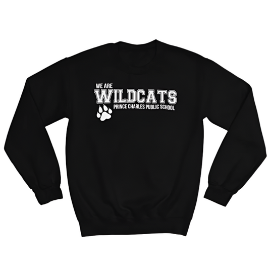 Prince Charles P.S.  • ADULT UNISEX CREW SWEATSHIRT • Spirit Wear •  Royal Blue or Black