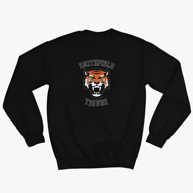 Smithfield P.S.  • ADULT UNISEX CREW SWEATSHIRT • Spirit Wear • Black or Orange