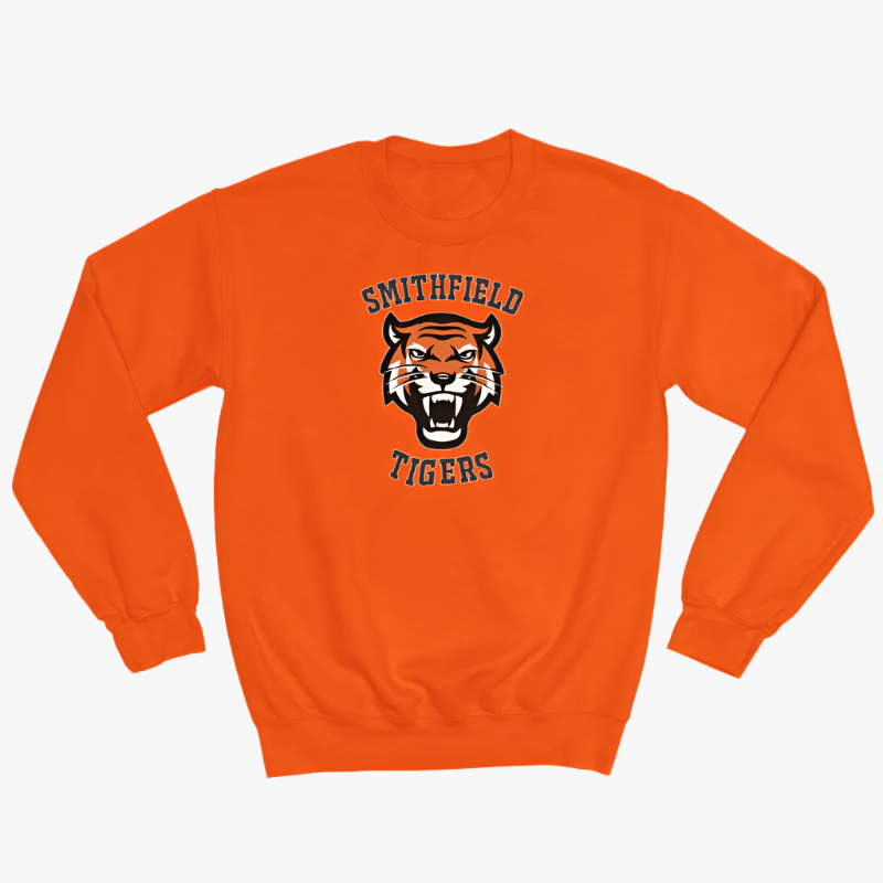 Smithfield P.S.  • ADULT UNISEX CREW SWEATSHIRT • Spirit Wear • Black or Orange