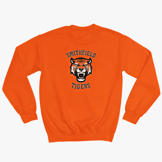 Smithfield P.S.  • ADULT UNISEX CREW SWEATSHIRT • Spirit Wear • Black or Orange