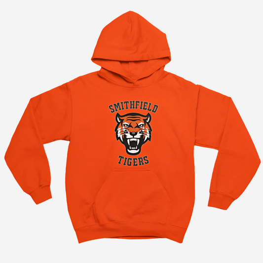 Smithfield P.S. • ADULT UNISEX HOODIE • Spirit Wear •  Black or Orange