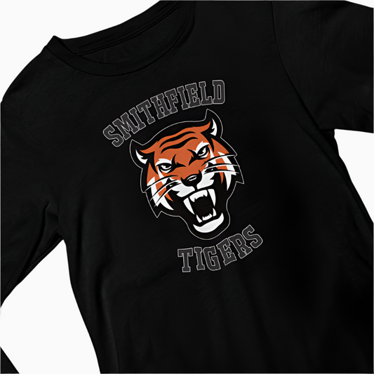 Smithfield P.S. • YOUTH  LONG-SLEEVE T-SHIRT • Spirit Wear •  Black