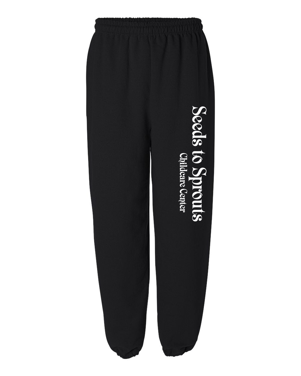 Seeds to Sprouts • ADULT UNISEX SWEAT PANTS • Spirit Wear •  Black OR Sport Grey